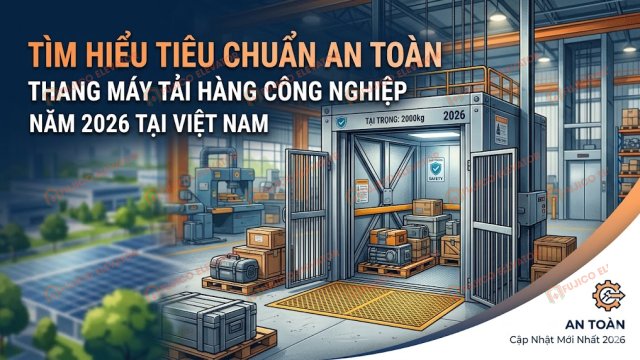 Tìm hiểu Tiêu Chuẩn An Toàn Thang Máy Tải Hàng Công Nghiệp Năm 2026 tại Việt Nam