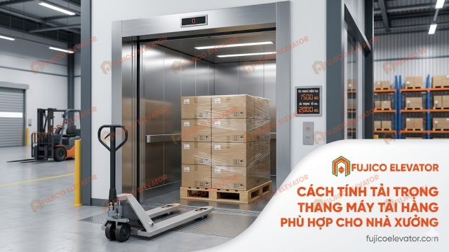 Cách Tính Tải Trọng Thang Máy Tải Hàng Phù Hợp Cho Nhà Xưởng