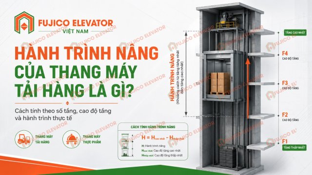 Hành Trình Nâng Của Thang Máy Tải Hàng Là Gì? Cách Tính Theo Số Tầng