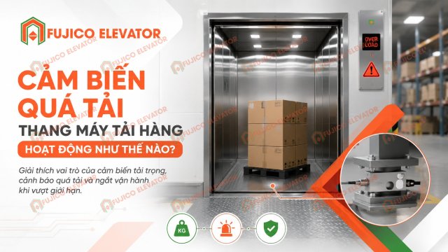 Cảm Biến Quá Tải Thang Máy Tải Hàng Là Gì? Cơ Chế Hoạt Động Chi Tiết