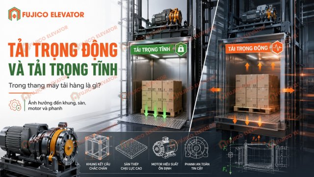 Tải Trọng Động Và Tải Trọng Tĩnh Trong Thang Máy Tải Hàng Là Gì?