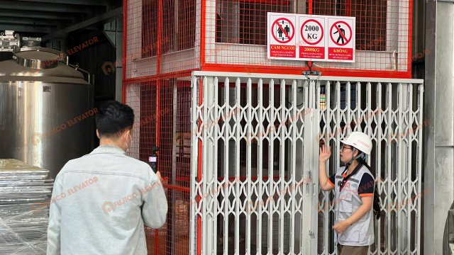 Thiết kế thi công thang máy tải hàng Phường Bình Cơ uy tín