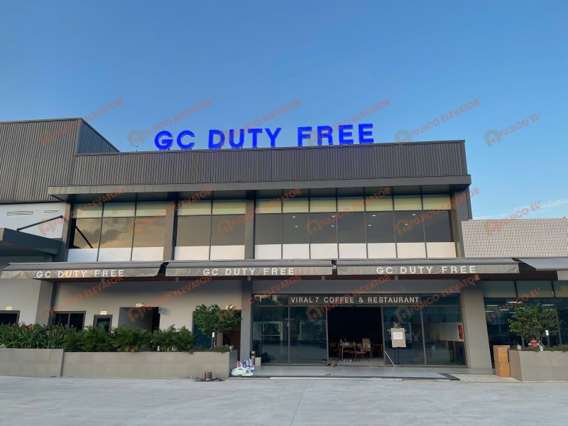 Hoàn thành lắp đặt thang máy tải thực phẩm cho Viral 7 Coffee & Restaurant tại Cửa khẩu Mộc Bài, Tây Ninh