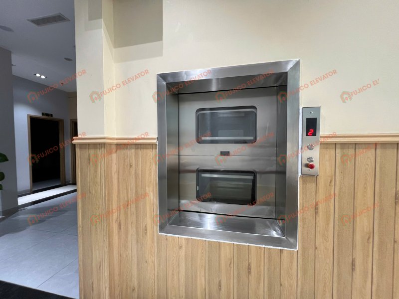 Hoàn thành lắp đặt thang máy tải thực phẩm cho Viral 7 Coffee & Restaurant tại Cửa khẩu Mộc Bài, Tây Ninh