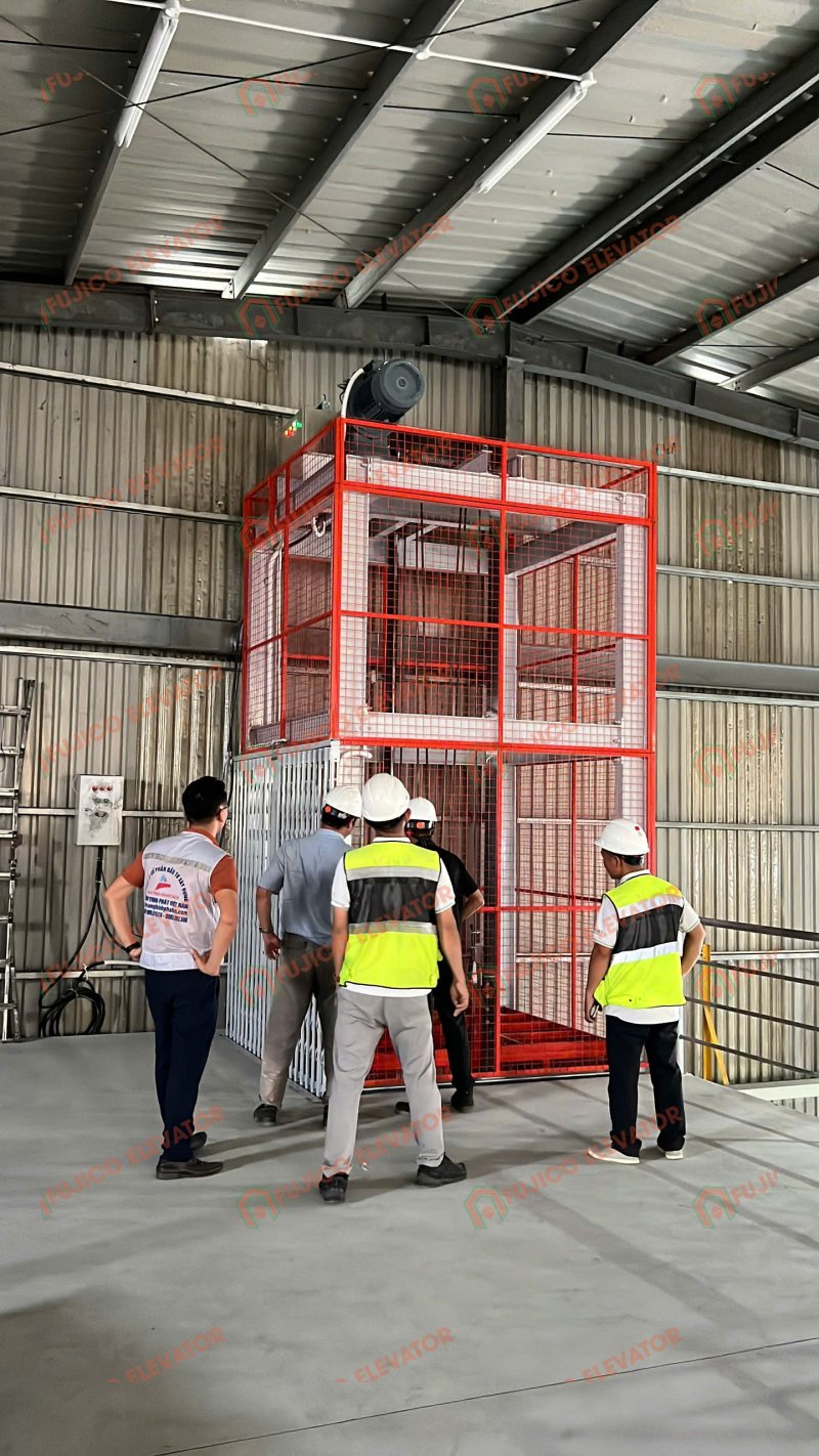 Thiết kế thi công thang máy tải hàng Phường Long Trường TPHCM