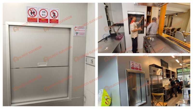 Thiết kế thi công thang máy tải hàng Phường Đức Nhuận TPHCM