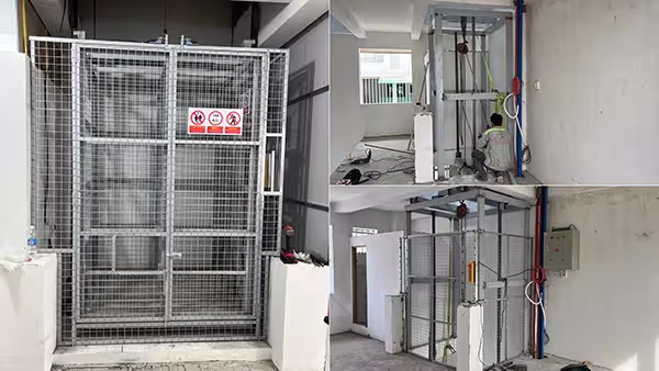 Sửa thang tải xe máy